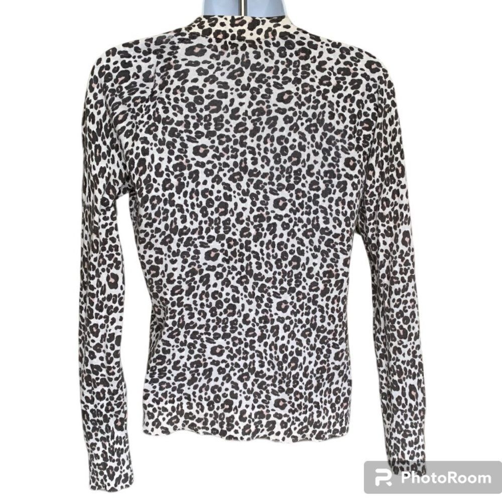 Loft Animal Print Cardigan - Size XS - Chic and Cozy - Picture 4 of 7